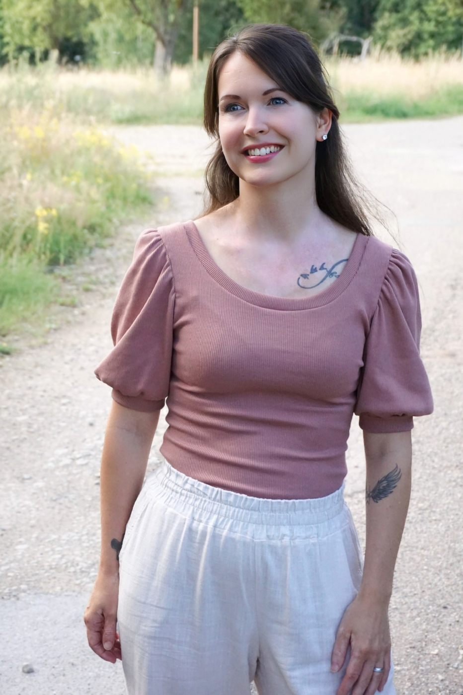Schnittmuster Rib-Shirt  „Ronja"  als Ebook