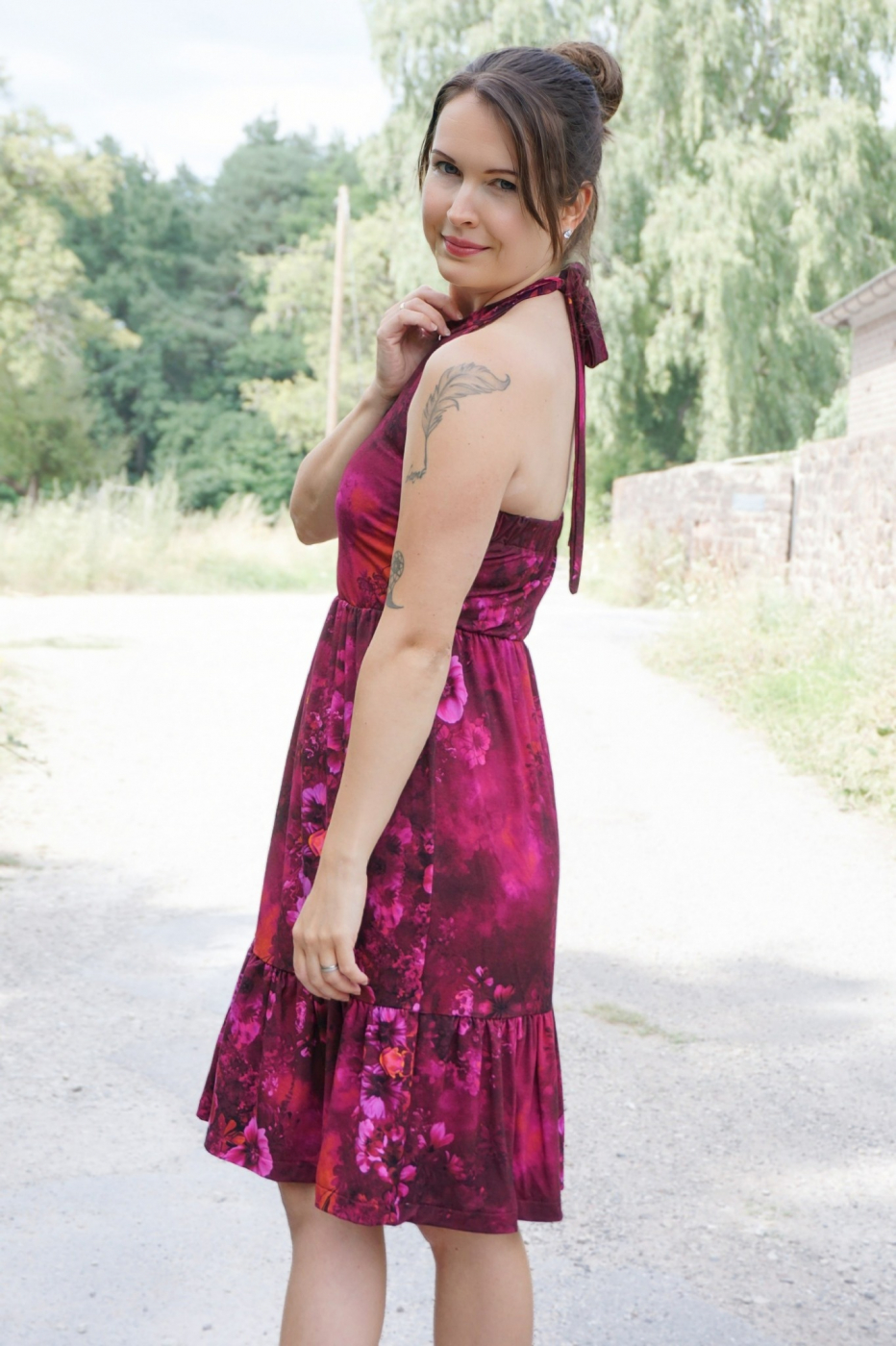 Neckholder-Kleid EMMY,  GR. 34-50  EBOOK UND SCHNITTMUSTER
