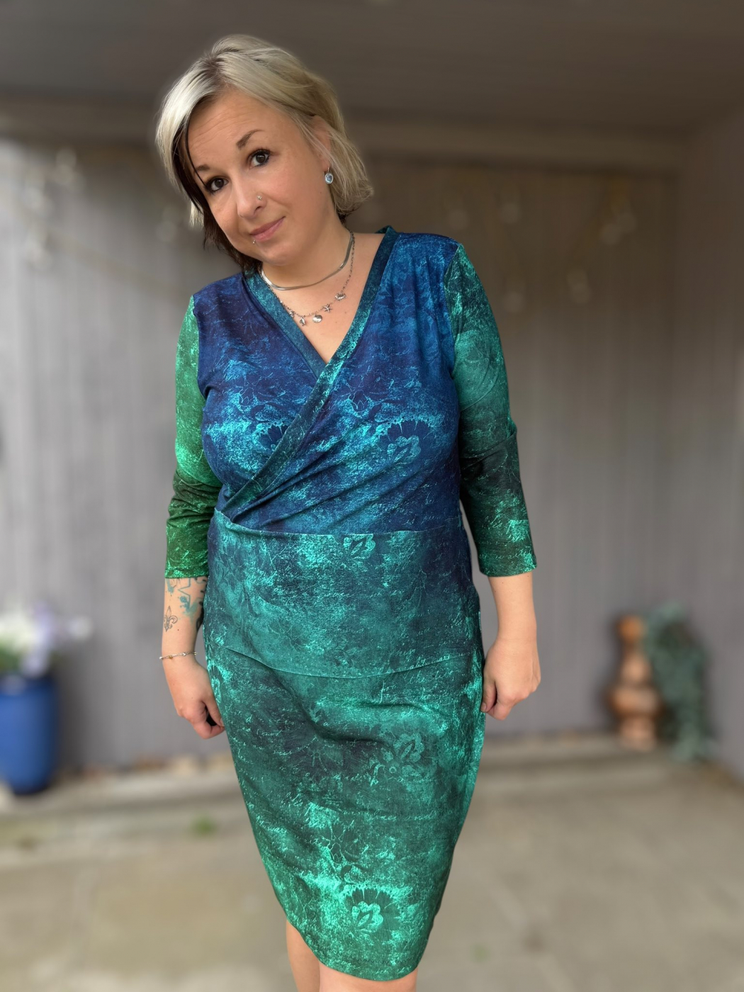 Bio Viskosejersey, Eigenproduktion Elaine von Graustufen-Stoffe