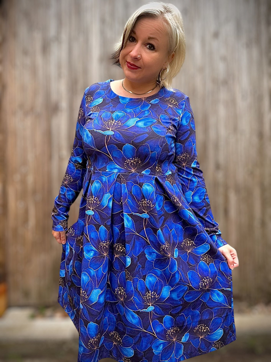 Saphirgarden  - Eigenproduktion von Graustufen-Stoffe