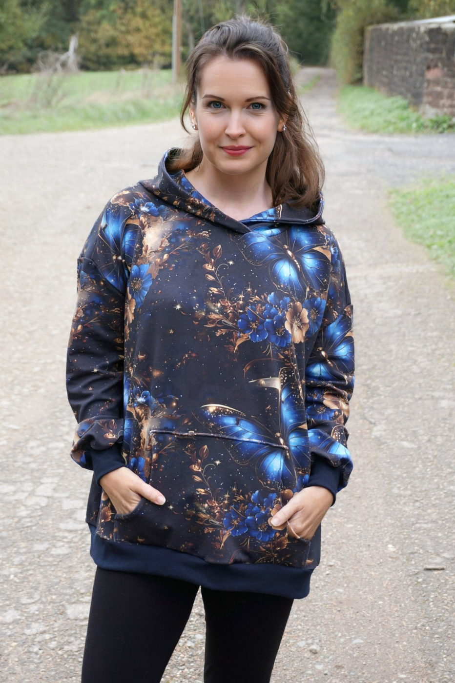 Hoodie Katya, Gr. 34- 50, optional mit gratis Ebook