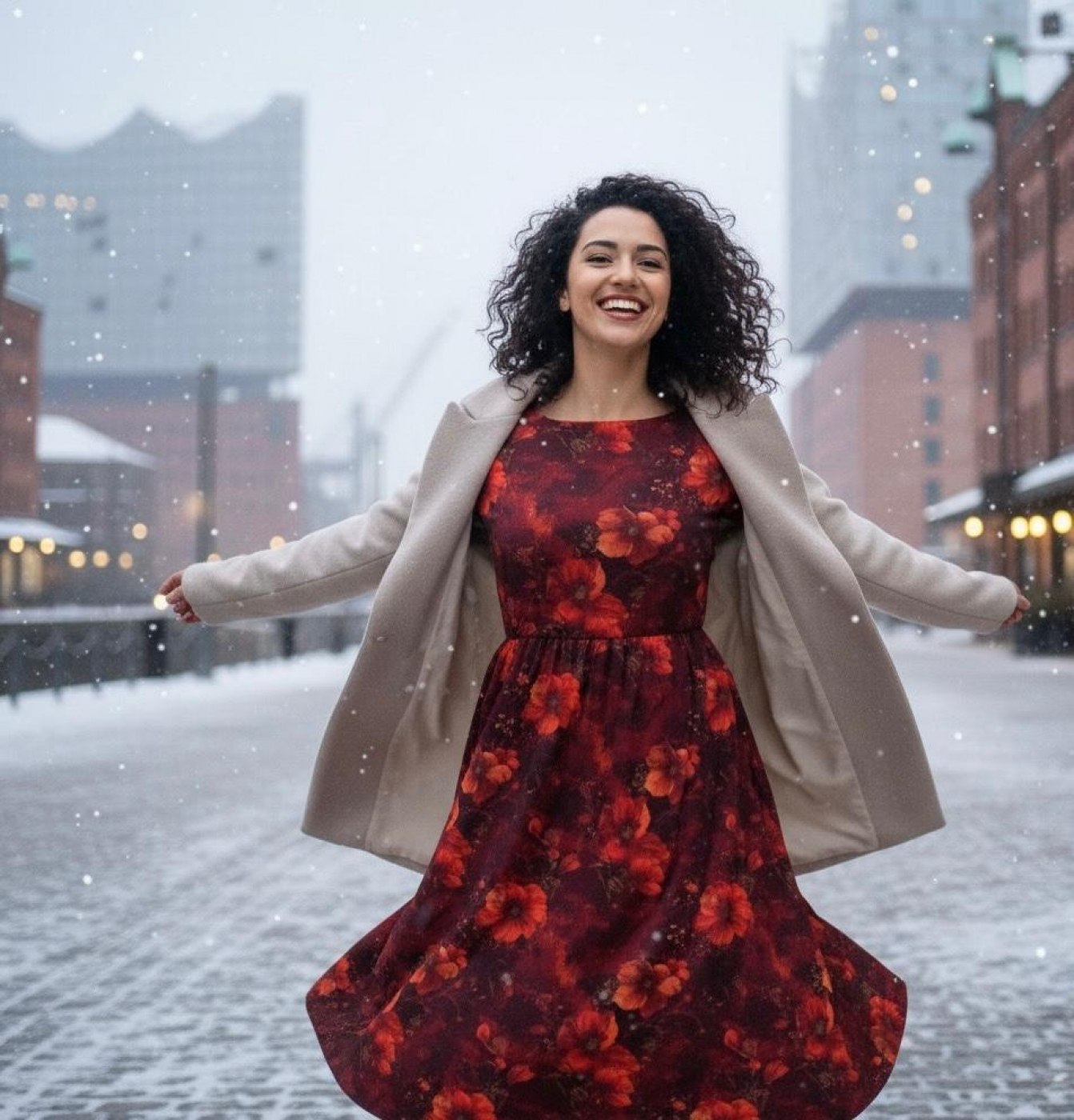 „Herzensglut“ – Limited Edition Graustufen-Stoffe Nikolauspaket 2025 Bio-Sweat