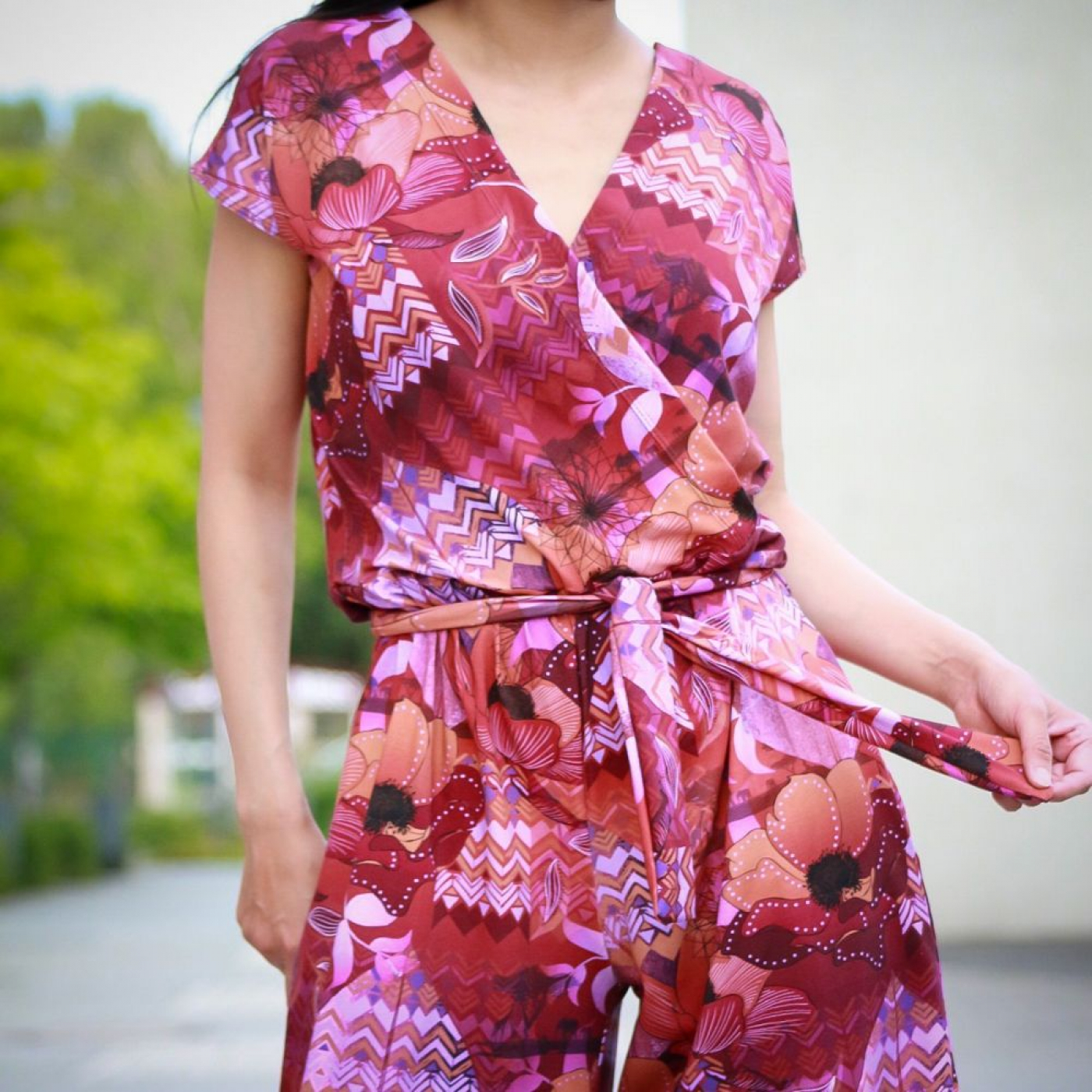 Weicher Jersey Stoff im Boho Stil
