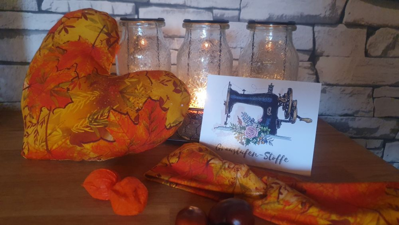 French Terry Stoff Eigenproduktion: Indian Summer
