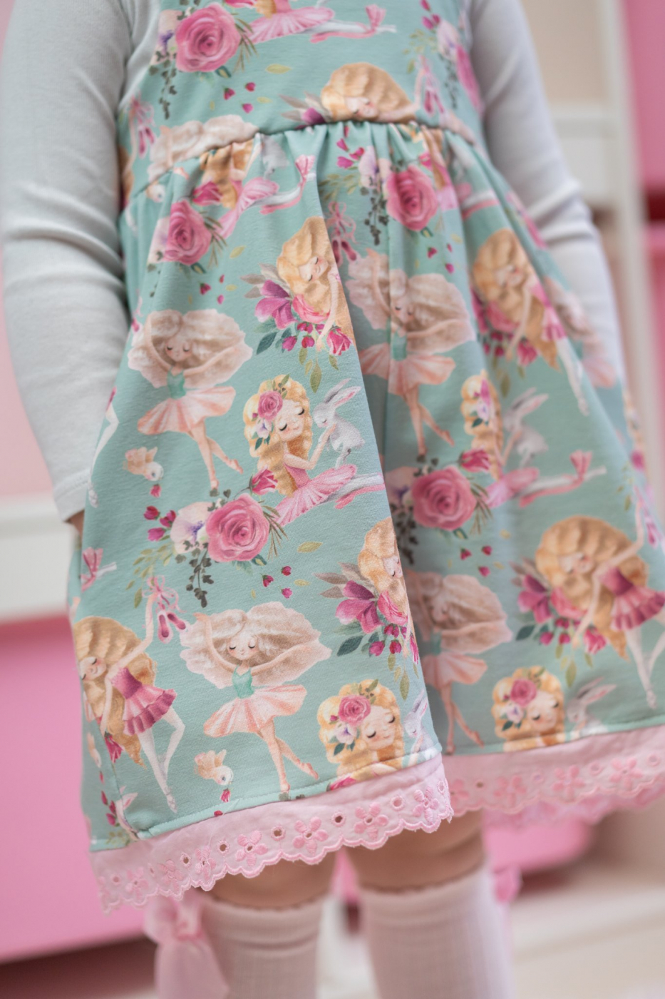 Kinderstoff Ballerina - Baumwolljersey