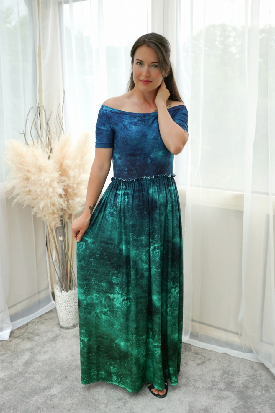 Reststück 160 cm, Bio Viskosejersey, Eigenproduktion Elaine von Graustufen-Stoffe