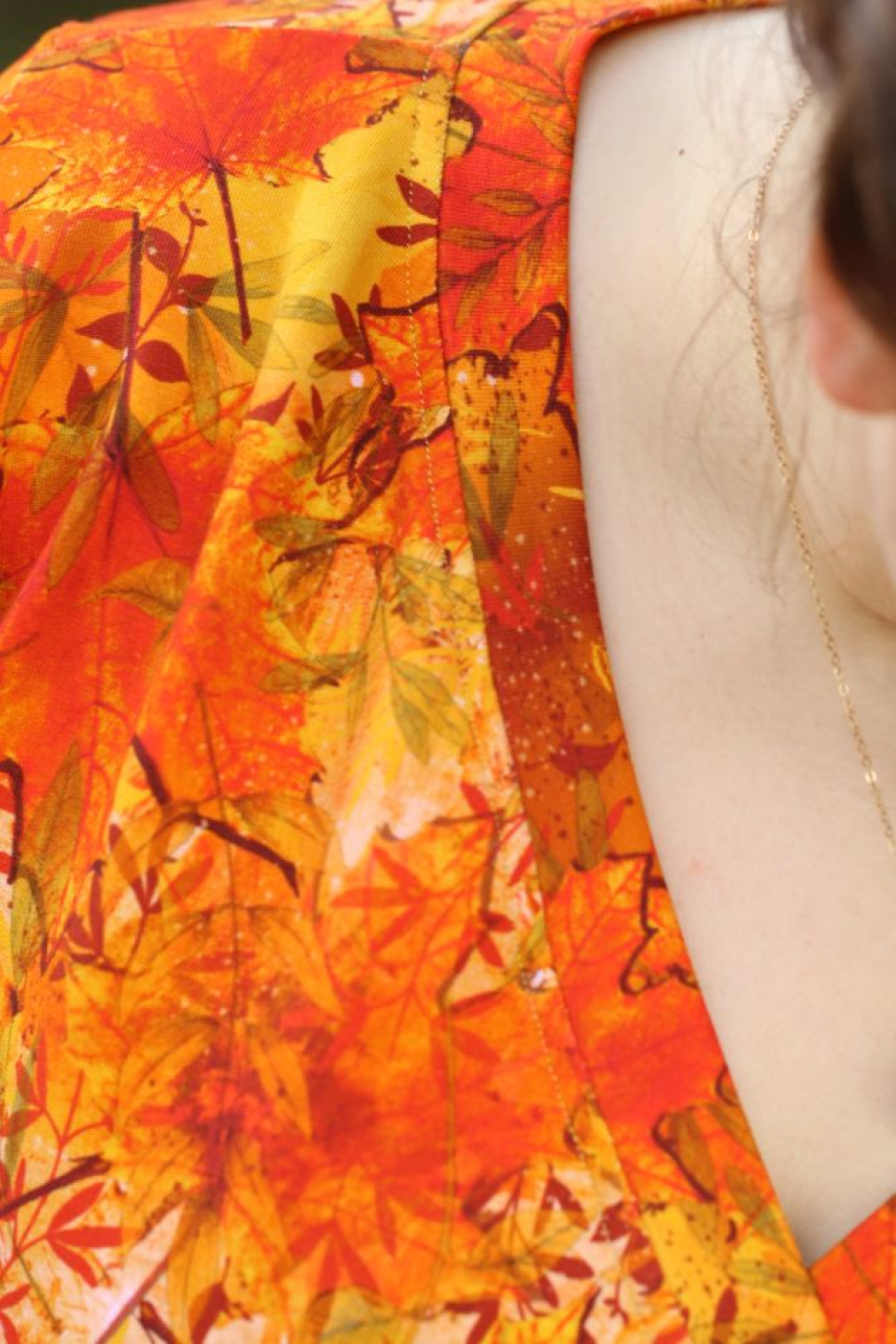 French Terry Stoff Eigenproduktion: Indian Summer