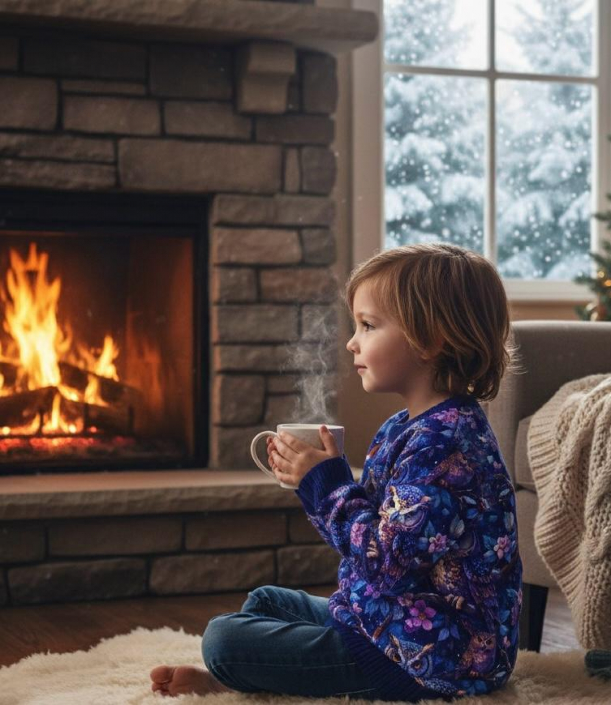 Owls  - Eigenproduktion von Graustufen-Stoffe