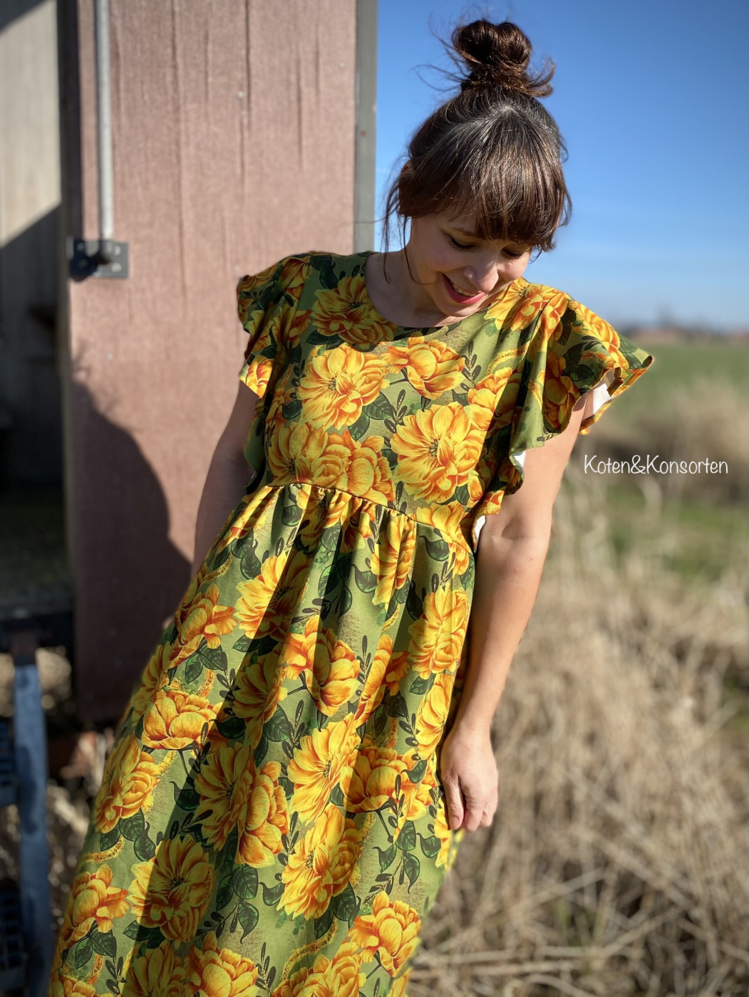 French Terry Sweatstoff Eigenproduktion: Dahlia von Graustufen-Stoffe