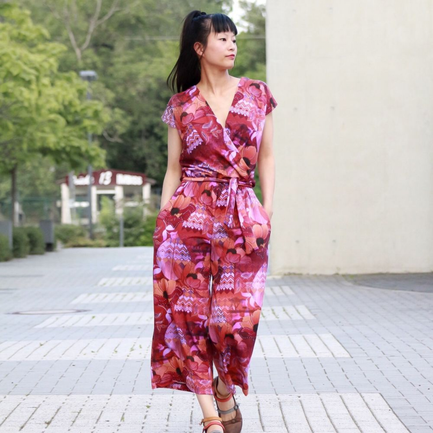 Weicher Jersey Stoff im Boho Stil