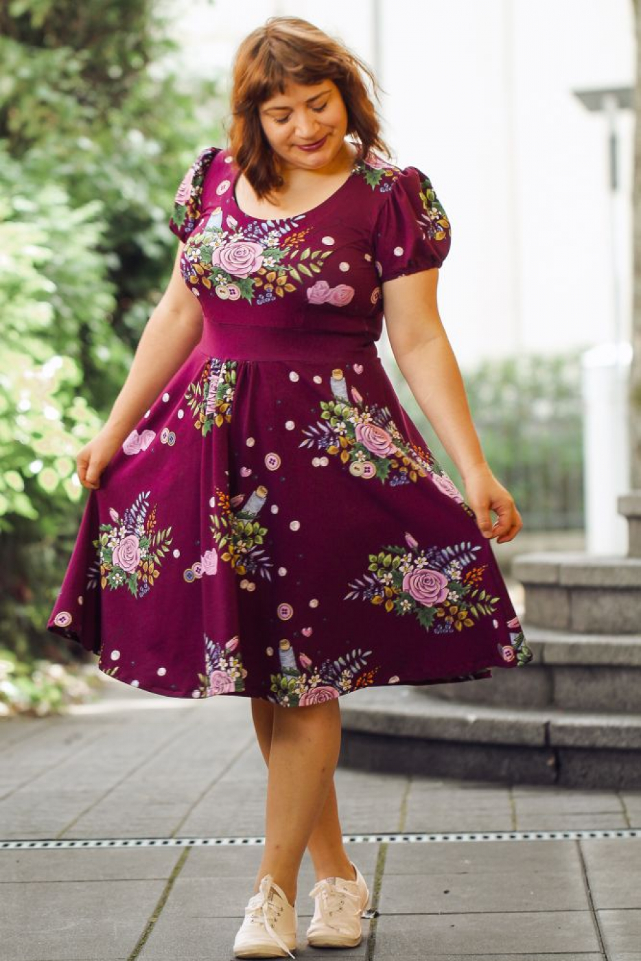 Eigenproduktion Sewing Love von Graustufen-Stoffe auf Baumwolljersey
