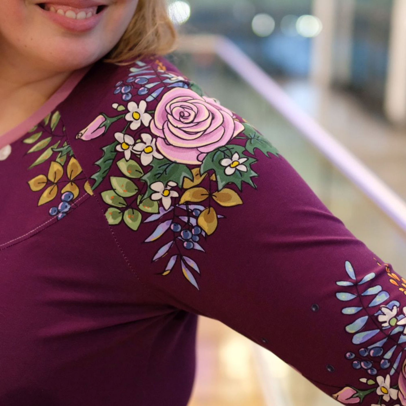 Eigenproduktion Sewing Love von Graustufen-Stoffe auf Baumwolljersey