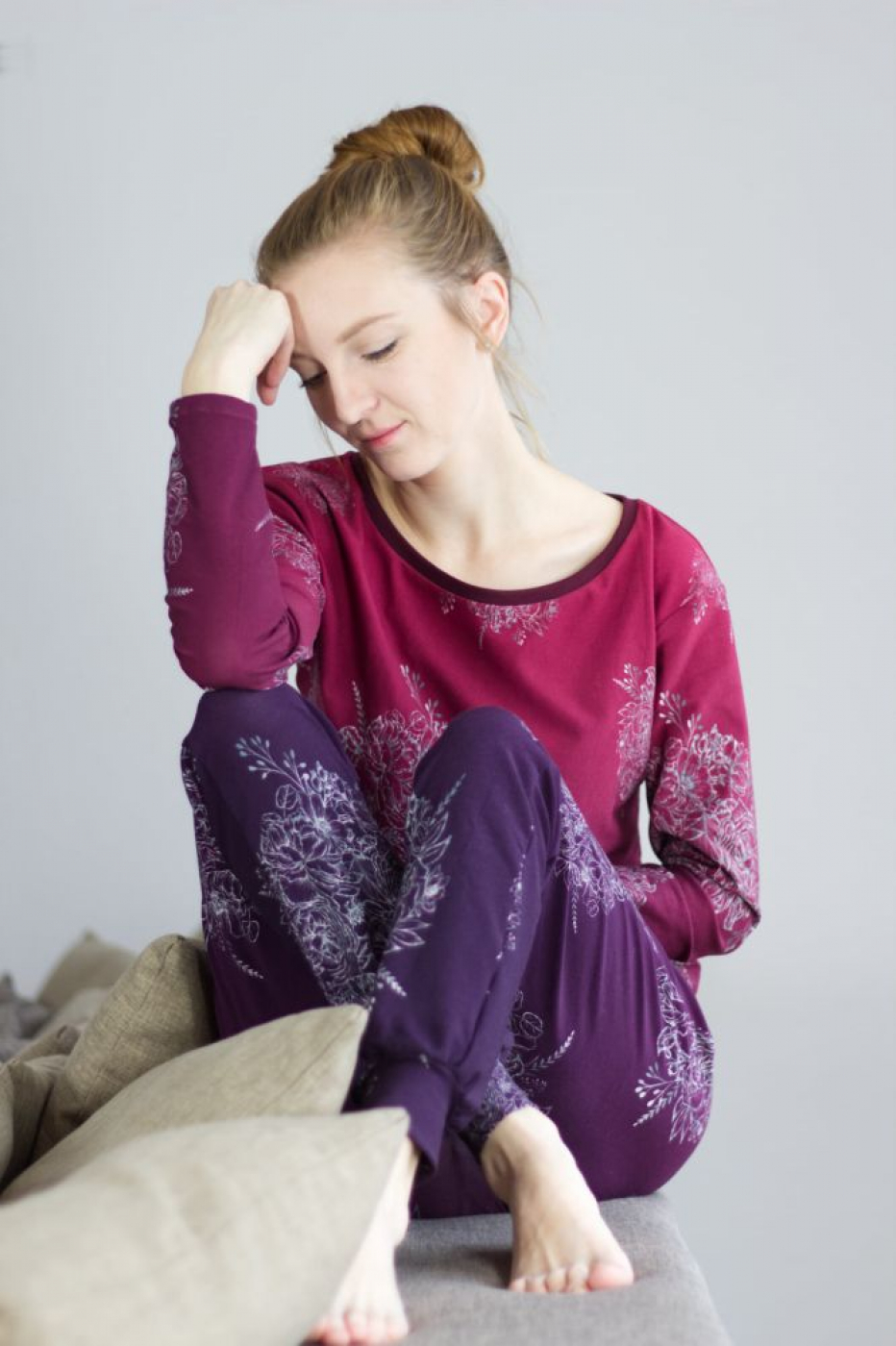 Jerseystoff Eigenproduktion: Alea von Graustufen-Stoffe