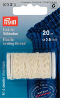 Elastic-Nähfaden 0,5mm, rohweiß, Prym