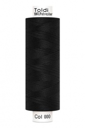 Col. 000, Schwarz, GÜTERMANN NÄHGARN TOLDI, 500 Meter